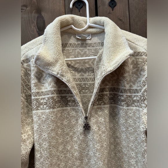 Coldwater Creek large fleece/sweater - Picture 2 of 5